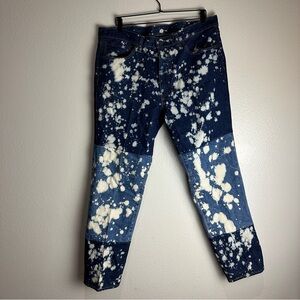 Levis Vintage 541 Denim Jeans Splattered Size 36X32